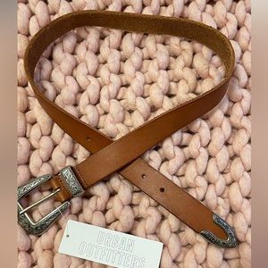 NWT Urban Outfitters western leather brown belt S small